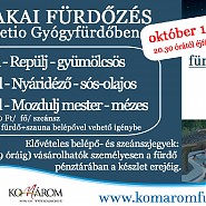 Éjszakai fürdőzés: október 12-én