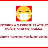Maszk használat a fürdőben