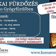 Éjszakai fürdőzés február 15-én