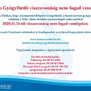 November 11-től nem fogadunk vendégeket