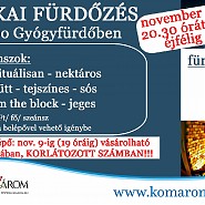 Éjszakai fürdőzés: november 9-én