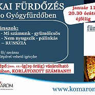 Éjszakai fürdőzés: január 11-én