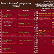 Szauna szeánszok február 26-án